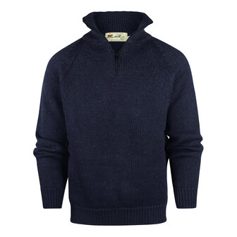 Highland Club Wollen Schipperstrui Navy