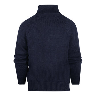 Highland Club Wollen Schipperstrui Navy