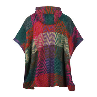 Branigan Weavers Wollen Cape Sarah Multi Mulberry