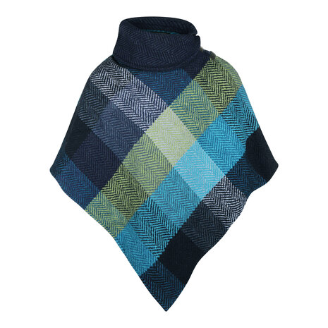 Branigan Weavers Poncho Donegal Blue