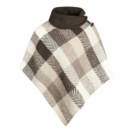 Branigan Weavers Poncho Multi Brown