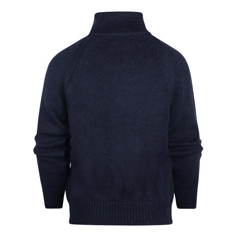 Highland Club Wollen Schipperstrui Navy