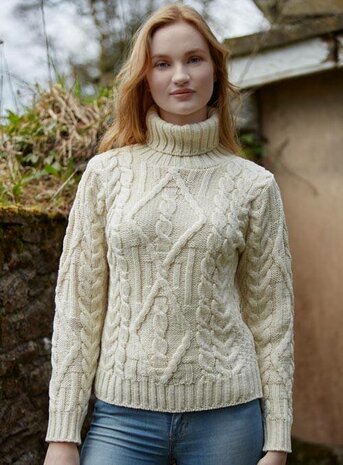 Aran Crafts Wollen Coltrui Inch Natural