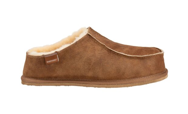 Shepherd pantoffels Richard Antique Cognac