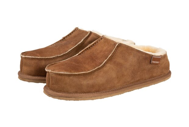 Shepherd pantoffels Richard Antique Cognac